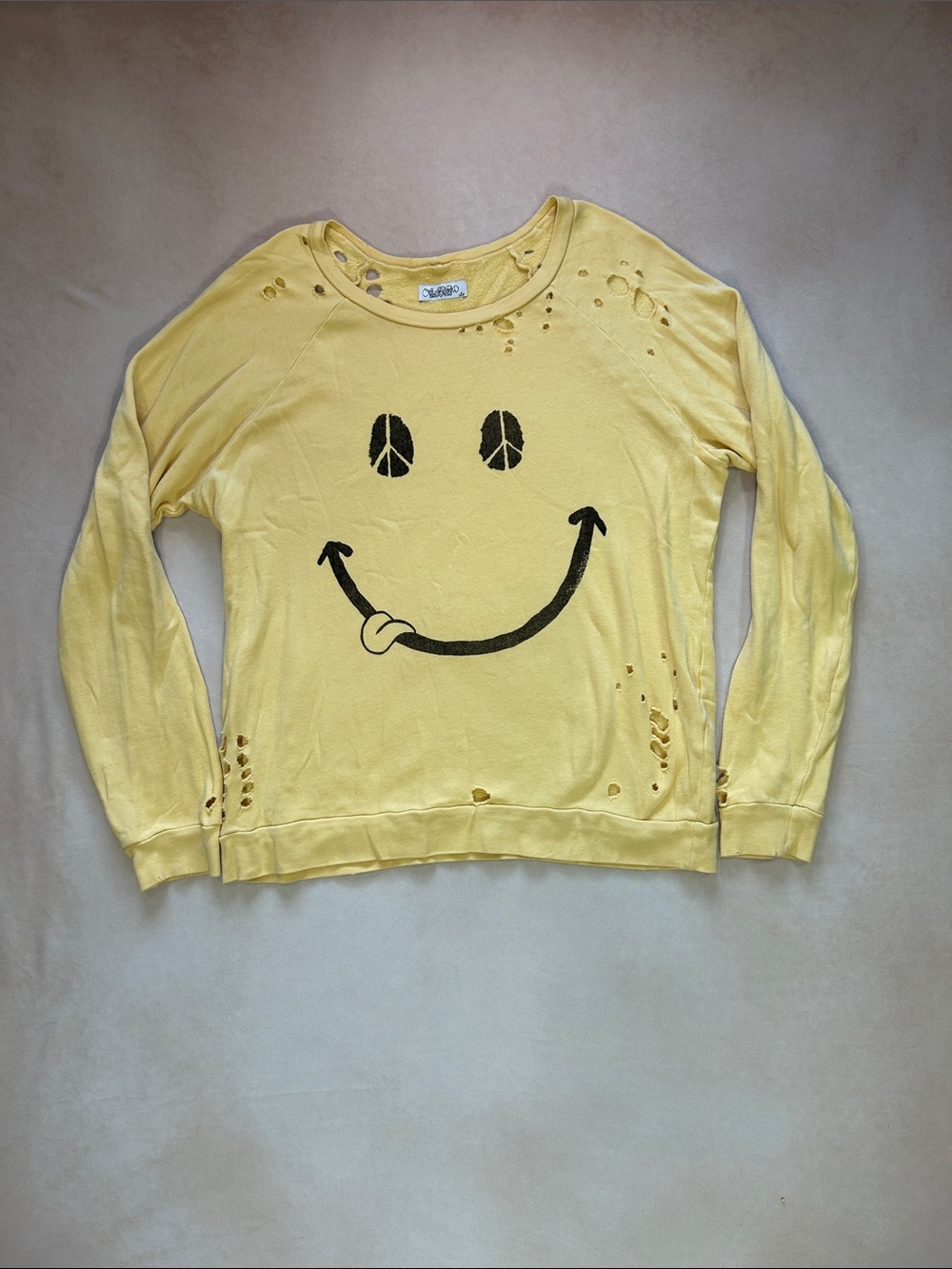 Lauren Moshi smiley face sweater
